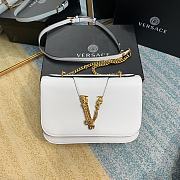 VERSACE | White Virtus Shoulder Bag - DBFG985 - 24 x 9 x 16.5 cm - 1