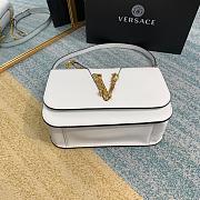 VERSACE | White Virtus Shoulder Bag - DBFG985 - 24 x 9 x 16.5 cm - 3