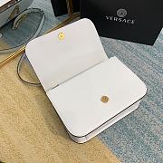 VERSACE | White Virtus Shoulder Bag - DBFG985 - 24 x 9 x 16.5 cm - 2