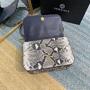 VERSACE | Python Virtus Shoulder Bag - DBFG985 - 24 x 9 x 16.5 cm - 2