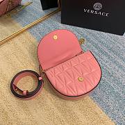 VERSACE | Pink Virtus Quilted Belt Bag - DV3G984 - 18 x 4 x 14 cm - 3