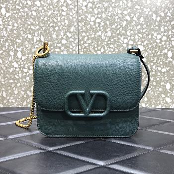 Valentino | Small Green Vsling Grainy Calfskin - VW2B0F - 18 x 18 x 9cm