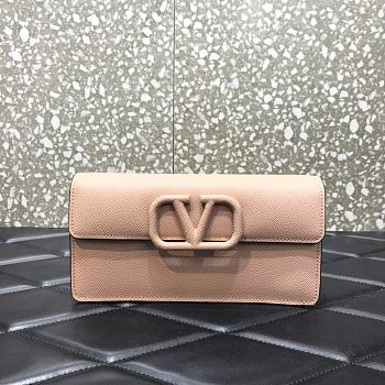 Valentino | Rose cannelle Vlogo Signature Wallet - UW2P0 - 20 x 5.5 x 10 cm