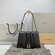 BALENCIAGA | Black Hourglass MultiBelt Shoulder Bag - 27 x 10 x 18cm - 1