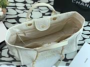 CHANEL | White Pink Shopping Bag - 38cm - 6