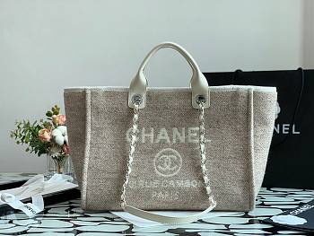 CHANEL | Large Beige Shopping Bag - 38cm