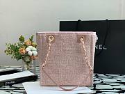 CHANEL | Deauville Pink Tote Bag - 28 cm - 4