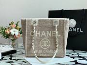 CHANEL | Deauville Beige Tote Bag - 28 cm - 1