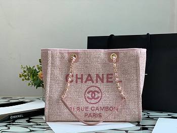 CHANEL | Deauville Pink Tote Bag - 34 cm
