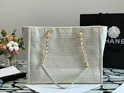 CHANEL | Deauville White Tote Bag - 34 cm - 4