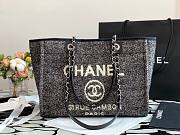 CHANEL | Deauville Black Tote Bag - 34 cm - 2