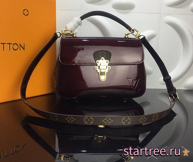 Louis Vuitton | Cherrywood Purple patent handbag - 29 x 20 x 12 cm - 1