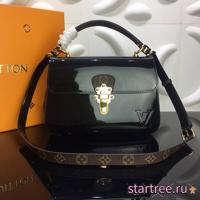 Louis Vuitton | Cherrywood Black patent handbag - M53353 - 29 x 20 x 12 cm - 1