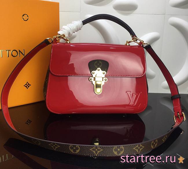 Louis Vuitton | Cherrywood Red patent handbag - 29 x 20 x 12 cm - 1