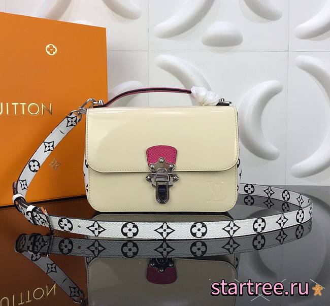 Louis Vuitton | Cherrywood BB White Patent - M53632 - 21 x 17 x 8 cm - 1