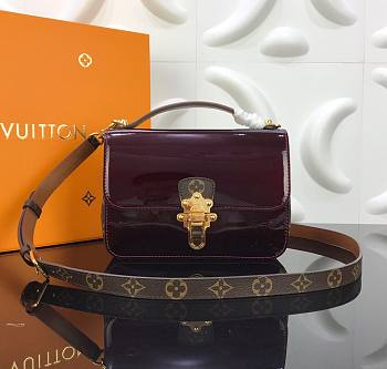 Louis Vuitton | Cherrywood BB Purple Patent- 21 x 17 x 8 cm