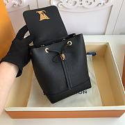 Louis Vuitton | Lock Me Backpack Mini Black Golden - 16 x 19.4 x 10 cm - 4