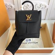 Louis Vuitton | Lock Me Backpack Mini Black Golden - 16 x 19.4 x 10 cm - 2