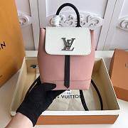 Louis Vuitton | Lock Me Backpack Mini White/Pink - 16 x 19.4 x 10 cm - 6