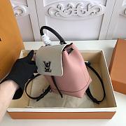 Louis Vuitton | Lock Me Backpack Mini White/Pink - 16 x 19.4 x 10 cm - 5