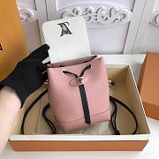 Louis Vuitton | Lock Me Backpack Mini White/Pink - 16 x 19.4 x 10 cm - 2