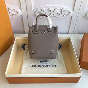 LOUIS VUITTON | Lock Me Backpack Mini Grey- 16 x 19.4 x 10 cm - 6