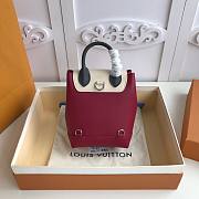 Louis Vuitton | Lock Me Backpack Mini Red Wine - 16 x 19.4 x 10 cm - 5