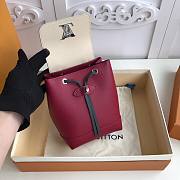Louis Vuitton | Lock Me Backpack Mini Red Wine - 16 x 19.4 x 10 cm - 3