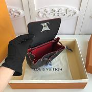 Louis Vuitton | Lock Me Backpack Mini Black/Red - 16 x 19.4 x 10 cm - 4