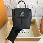 Louis Vuitton | Lock Me Backpack Mini Black/Red - 16 x 19.4 x 10 cm - 3