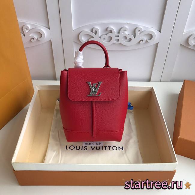 Louis Vuitton | Lock Me Backpack Mini Red - 16 x 19.4 x 10 cm - 1