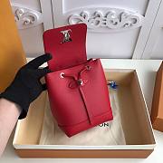 Louis Vuitton | Lock Me Backpack Mini Red - 16 x 19.4 x 10 cm - 2