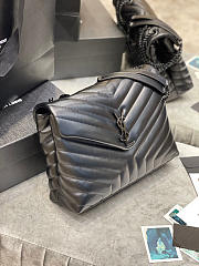 YSL | LOULOU Medium in Black Shoulder Bag - 487216 - 32×22×11cm - 5