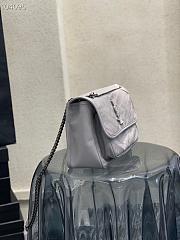 YSL | NIKI Medium Chain Bag in Light Gray - 498894 - 28 x 20 x 8 cm - 3