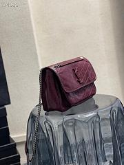 YSL | NIKI Medium Chain Bag in Red Wine - 498894 - 28 x 20 x 8 cm - 6