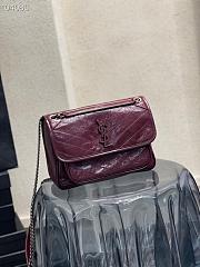 YSL | NIKI Medium Chain Bag in Red Wine - 498894 - 28 x 20 x 8 cm - 5