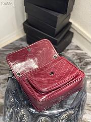 YSL | NIKI Medium Chain Bag in Red Wine - 498894 - 28 x 20 x 8 cm - 4