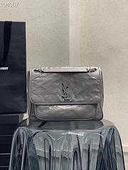 YSL | NIKI Large Chain Bag in Grey - 498830 - 32 x 23 x 9 cm - 1