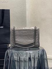 YSL | NIKI Large Chain Bag in Grey - 498830 - 32 x 23 x 9 cm - 4