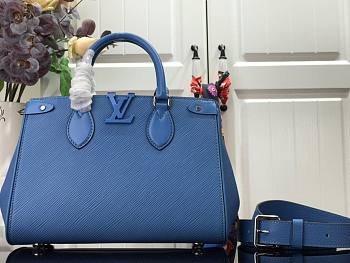 Louis Vuitton | Grenelle Tote PM Blue Epi Bag - 27 x 19 x 11.5 cm