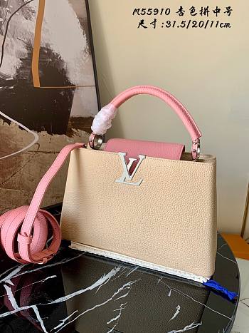  Louis Vuitton | Capucines PM Beige - M55910 - 31.5 x 20 x 11cm