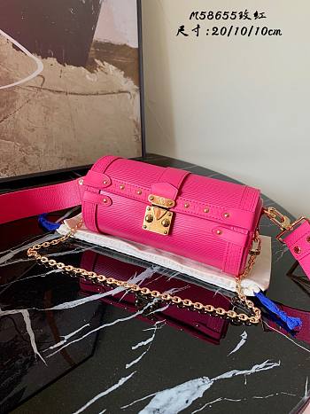 Louis Vuitton | Papillon Trunk Pink handbag - M58655 - 20 x 10 x 10 cm