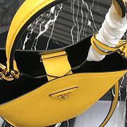Prada | Medium Yellow Saffiano Panier Bag - 1BA212 - 22 × 23 × 13 cm - 2