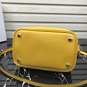 Prada | Medium Yellow Saffiano Panier Bag - 1BA212 - 22 × 23 × 13 cm - 3