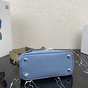 PRADA | Galleria Blue Saffiano Mini Bag - 1BA296 - 22 x 16.5 x 11.5 cm - 4