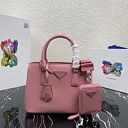 PRADA | Galleria Pink Saffiano Mini Bag - 1BA296 - 22 x 16.5 x 11.5 cm - 1