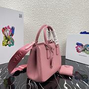 PRADA | Galleria Pink Saffiano Mini Bag - 1BA296 - 22 x 16.5 x 11.5 cm - 5