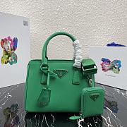 PRADA | Galleria Green Saffiano Mini Bag - 1BA296 - 22 x 16.5 x 11.5 cm - 1