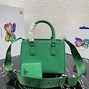 PRADA | Galleria Green Saffiano Mini Bag - 1BA296 - 22 x 16.5 x 11.5 cm - 6