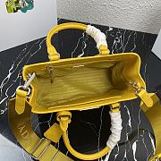 PRADA | Galleria Yellow Saffiano Mini Bag - 1BA296 - 22 x 16.5 x 11.5 cm - 5